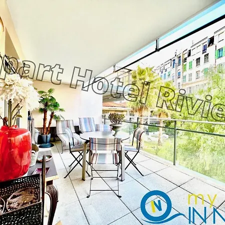 Appartement Riviera - Coeur - Grand Superieur Studio Ac - Incroyable Terrasse - Garden View - Terrasse Jardin Pastorelli *
